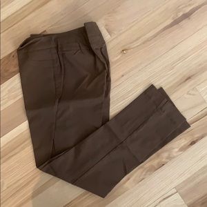soft surroundings brown stretch pants